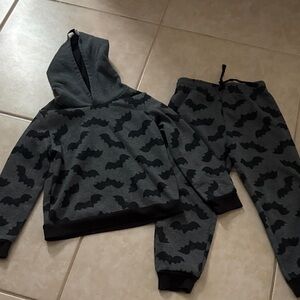 Way to celebrate bat hoodie and pant set